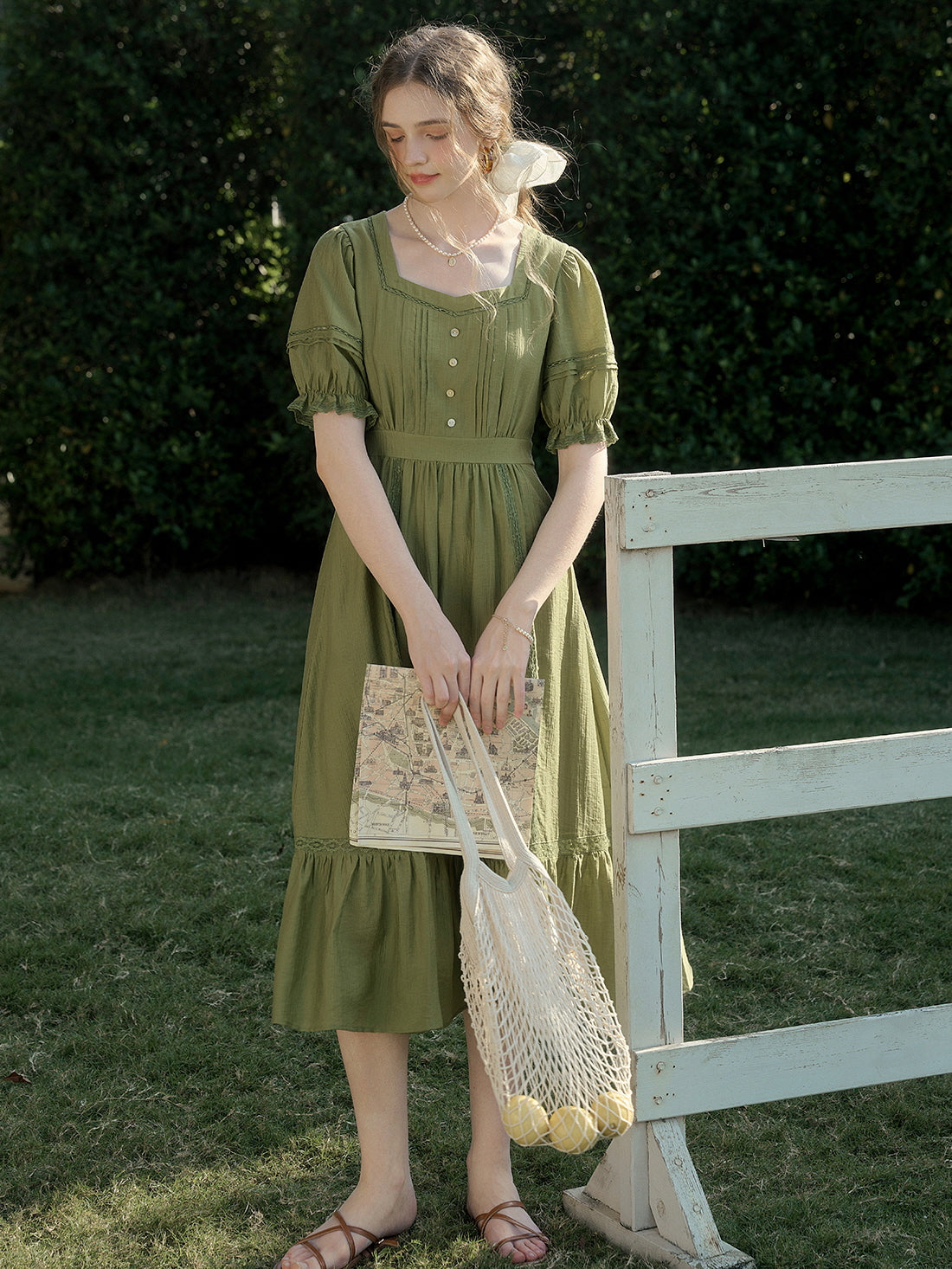 Cottagecore Meadow Serenity Dress