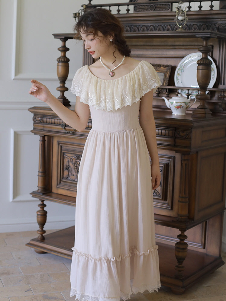 Light Pink Princess Vintage Dress