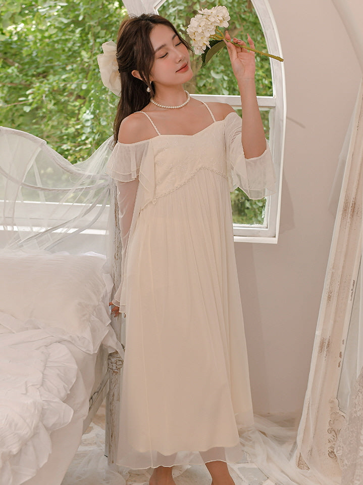 Ethereal Elegance Romantic Nightgown