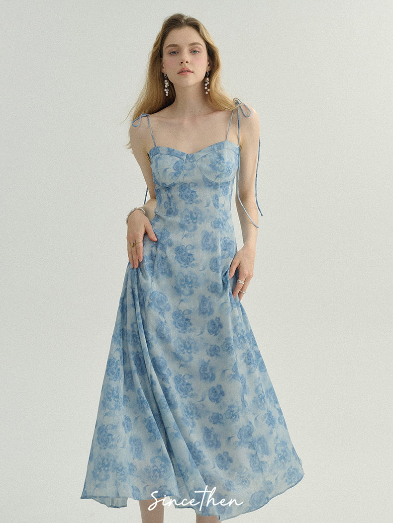 Enchanted Blue Rose Fairy Dress