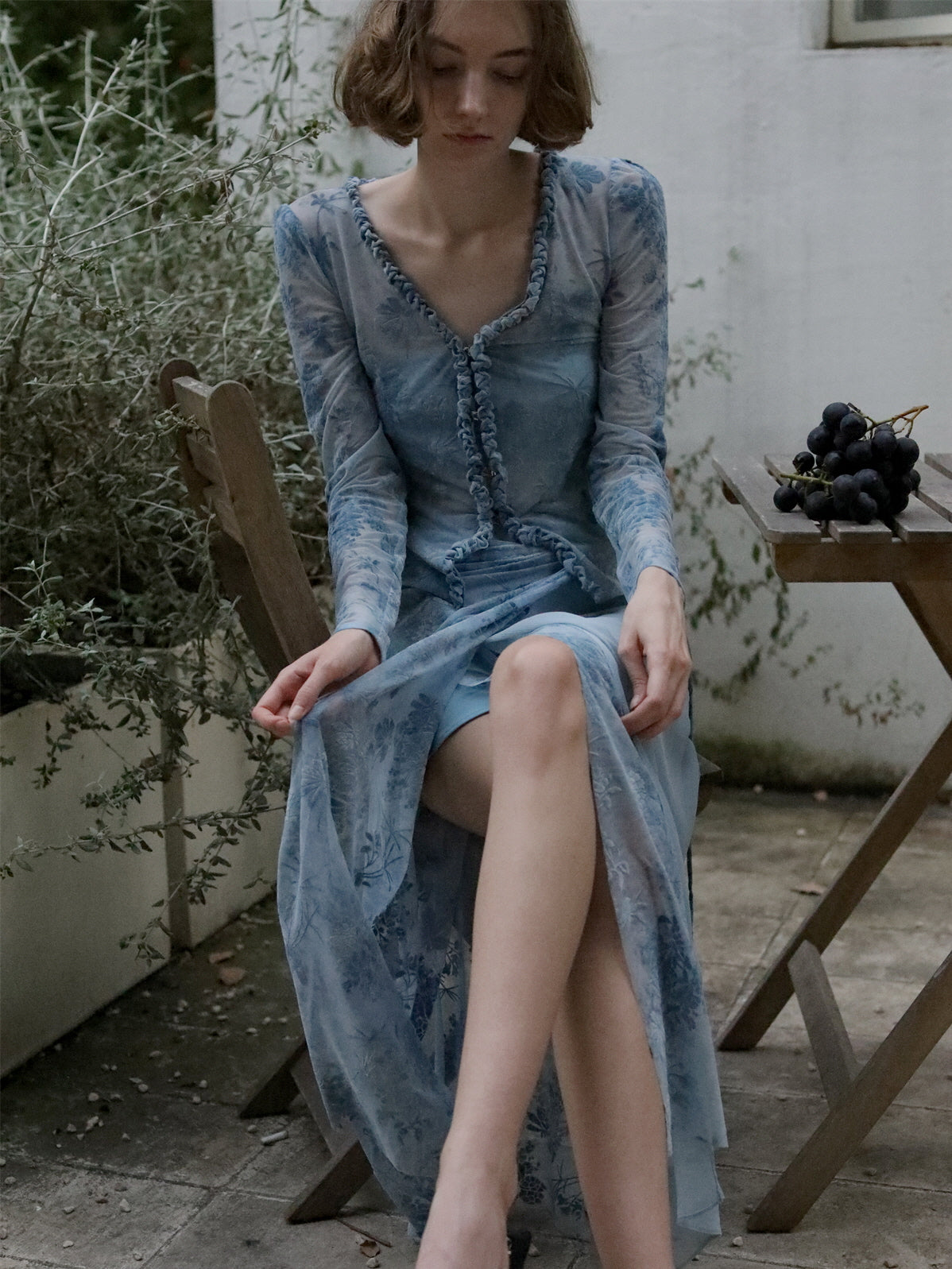 Ethereal Flora Wrap Skirt