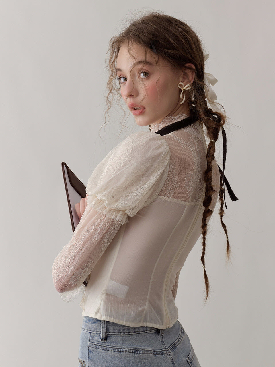 Coquette White Lace Dream Blouse