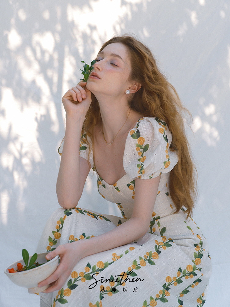 Daisy's Summer Cottage Floral Dress