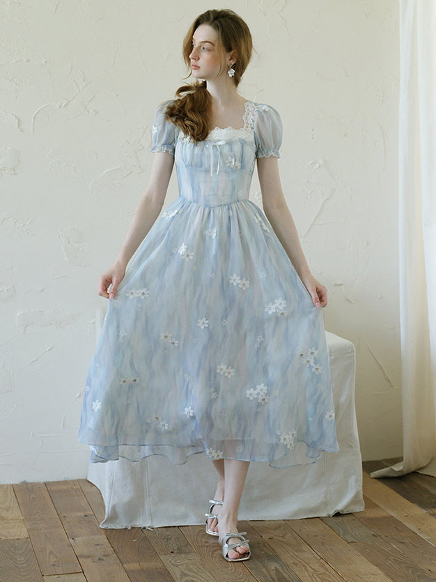 Enchanted Sky Blue Floral Dress Enchanted Sky Blue Floral Dress