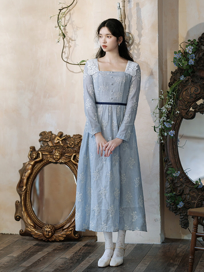 Blue Belle Vintage Lace Dress