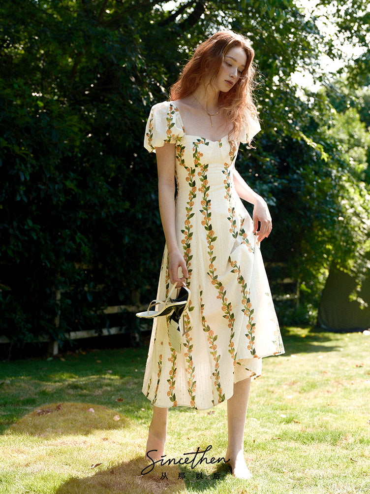 Daisy's Summer Cottage Floral Dress