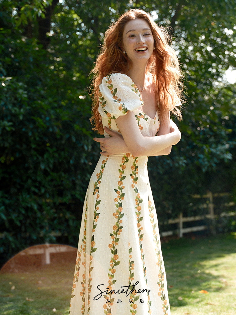 Daisy's Summer Cottage Floral Dress