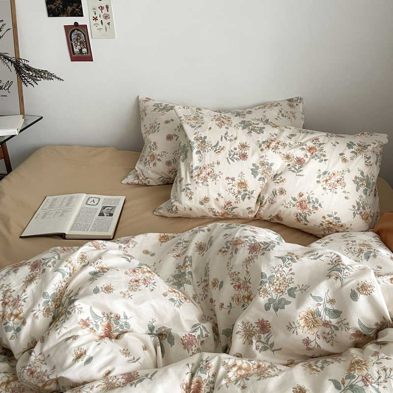 Rustic Floral Serenity Bedspread Set