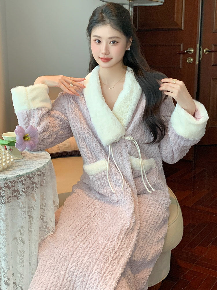 Cozy Velvet Winter Robe