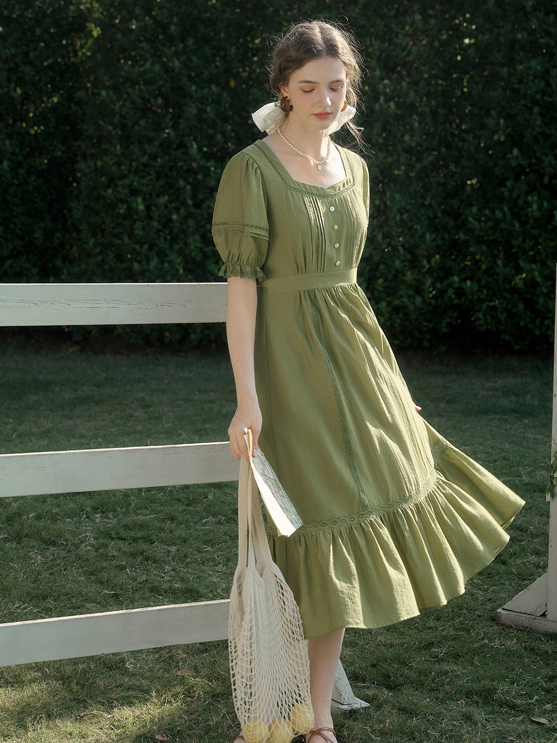 Cottagecore Meadow Serenity Dress
