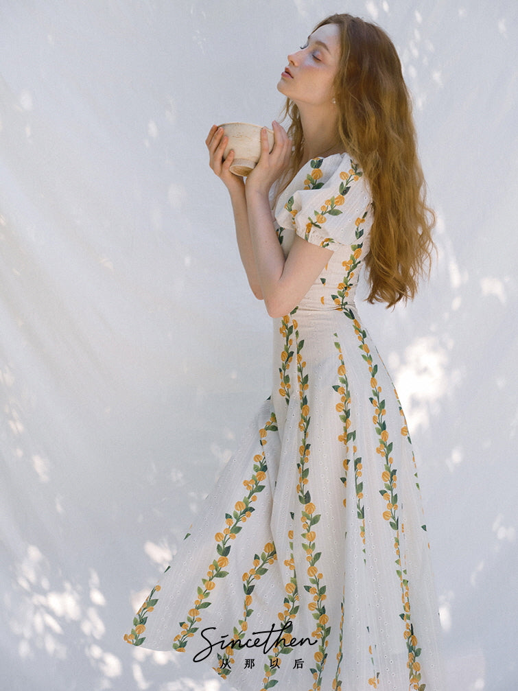 Daisy's Summer Cottage Floral Dress