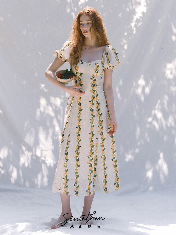 Daisy's Summer Cottage Floral Dress