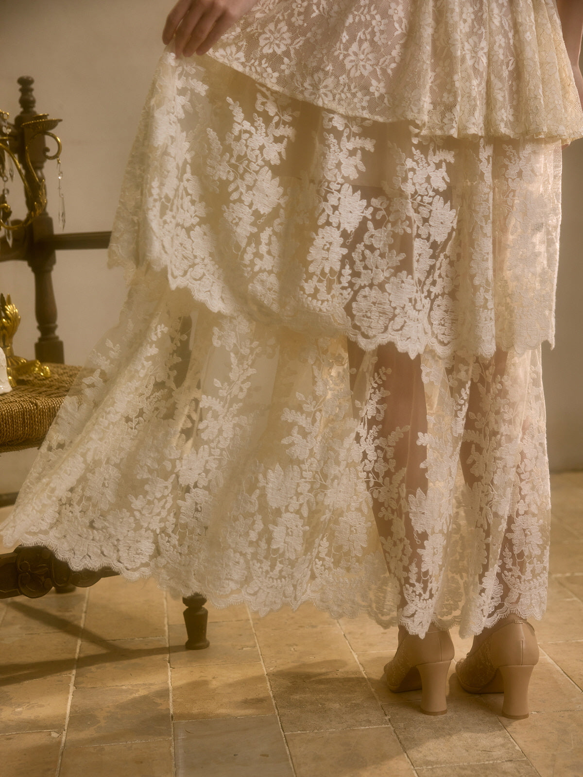 Lace Blossom Princess Dress
