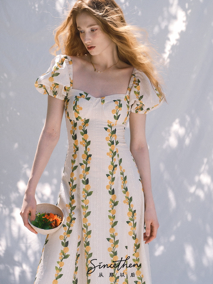 Daisy's Summer Cottage Floral Dress