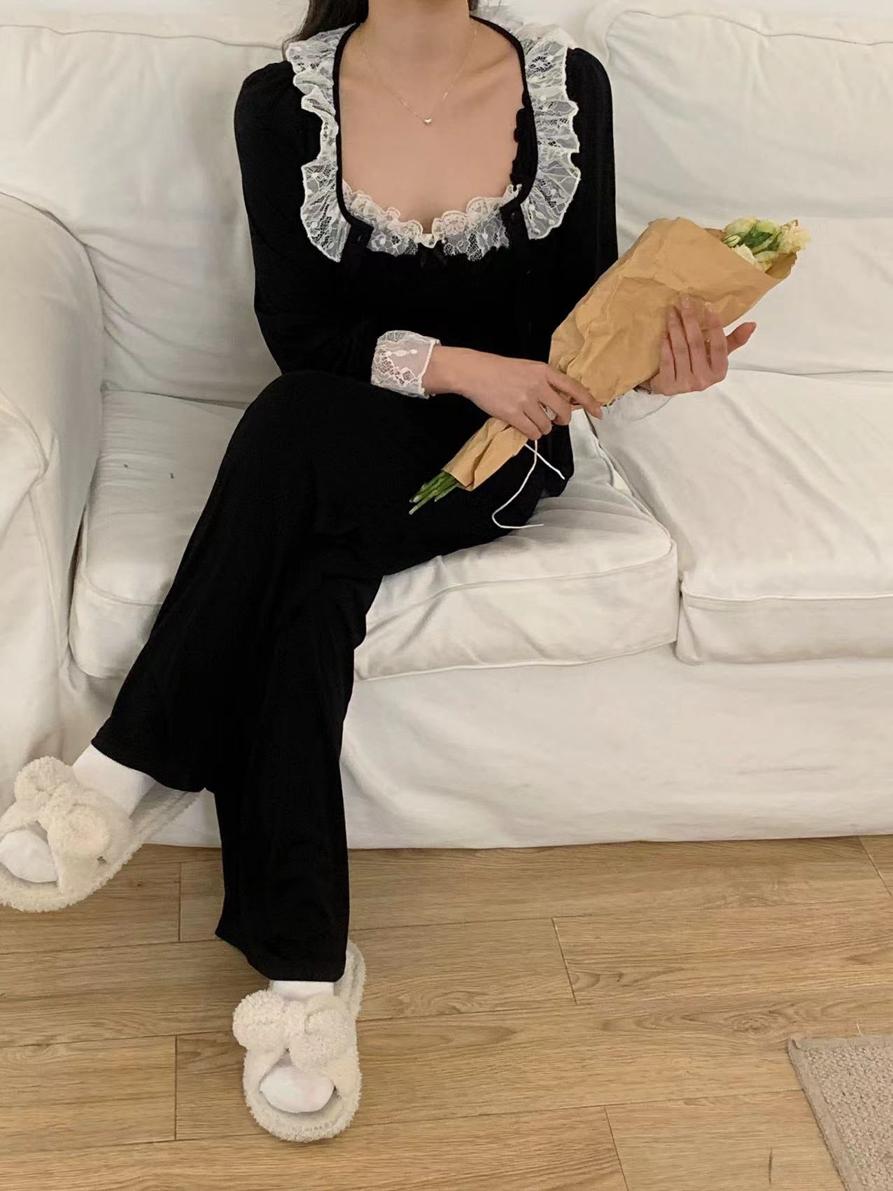 Midnight Grace 3-Piece Loungewear Set