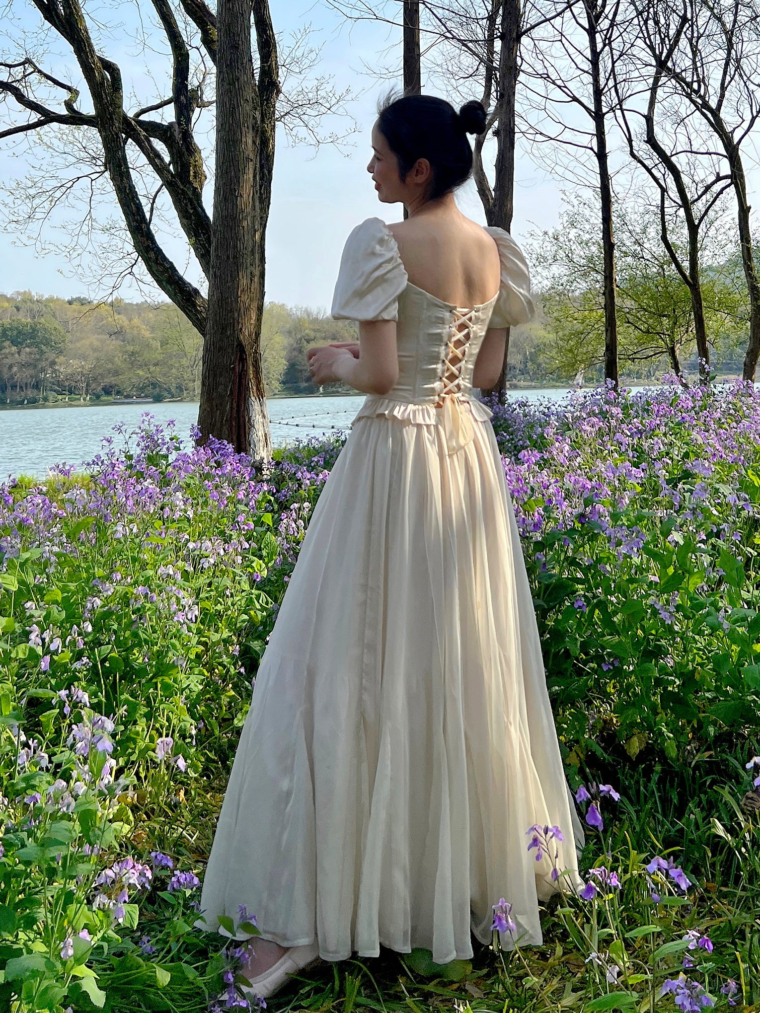 High-Waisted Fairy Chiffon Maxi Skirt