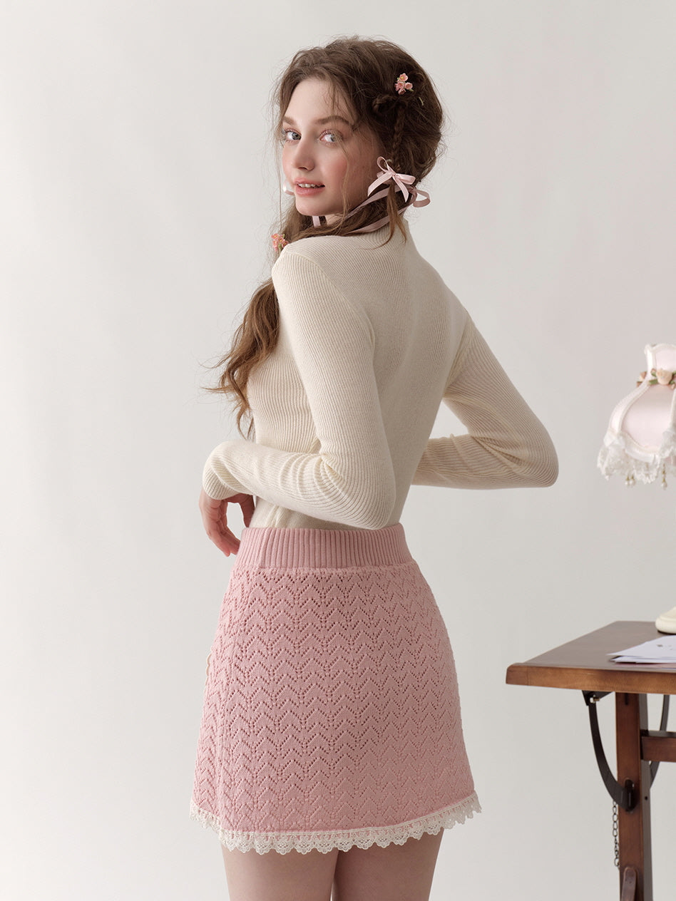 Coquette Bow Detail Knit Top