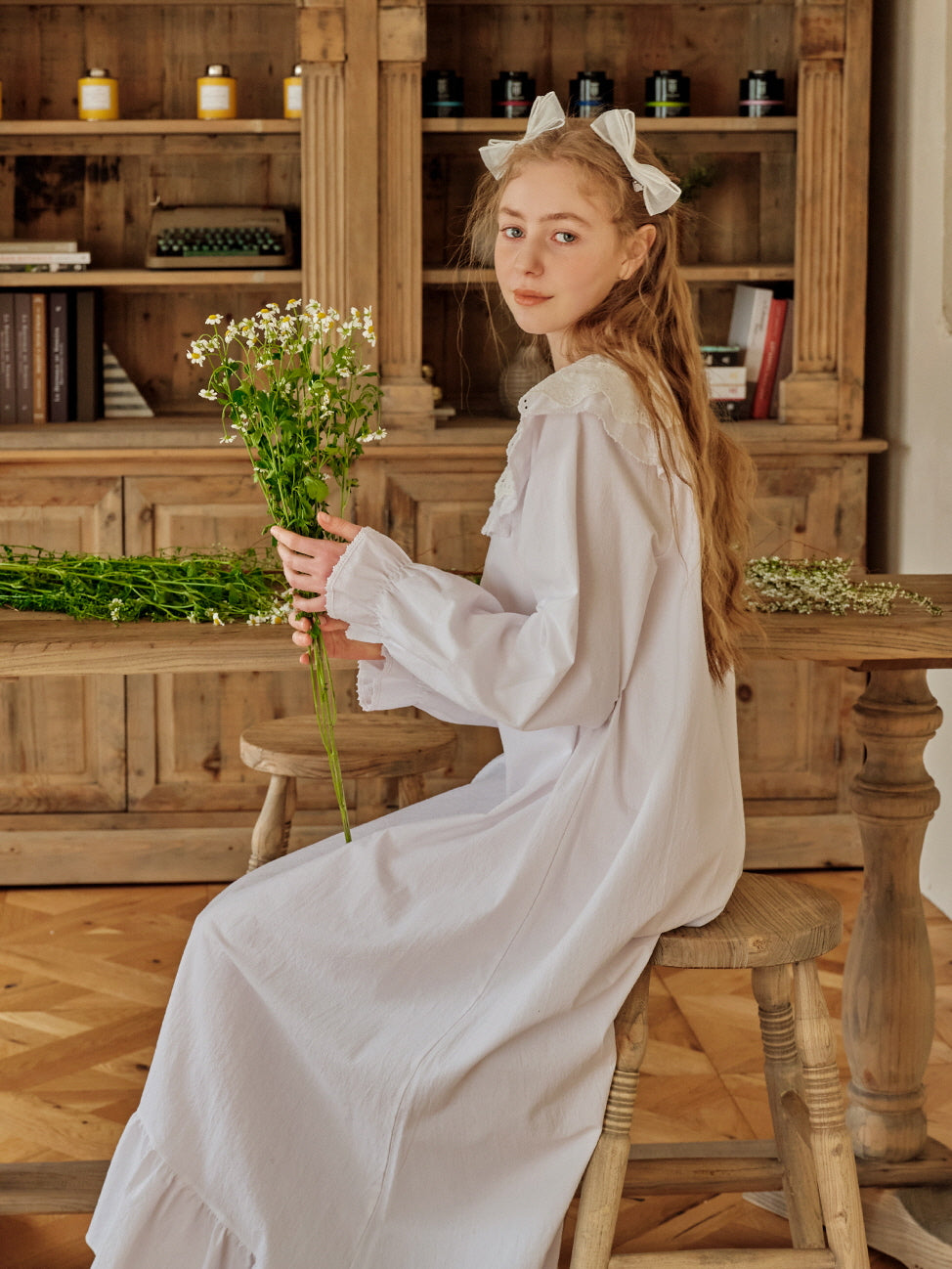 Victorian Garden Maxi Lounge Gown