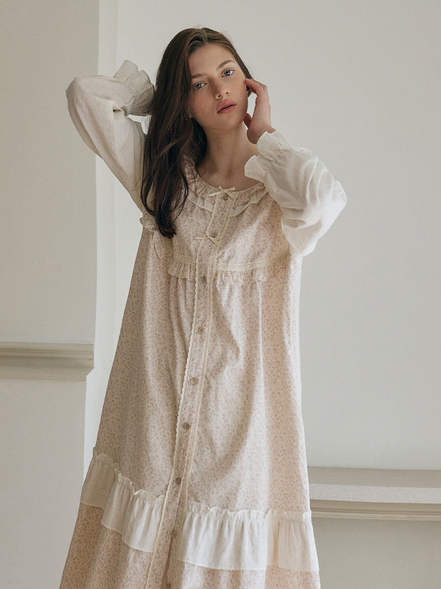 Dreamy Vintage Floral Nightgown