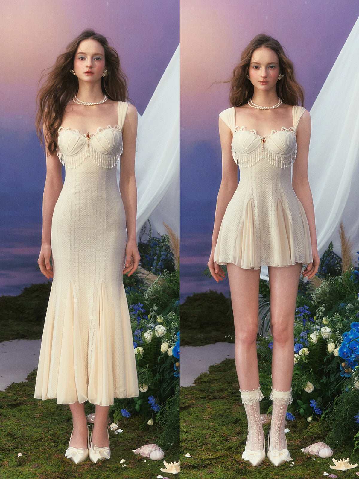 Ocean Pearl Princess Dress