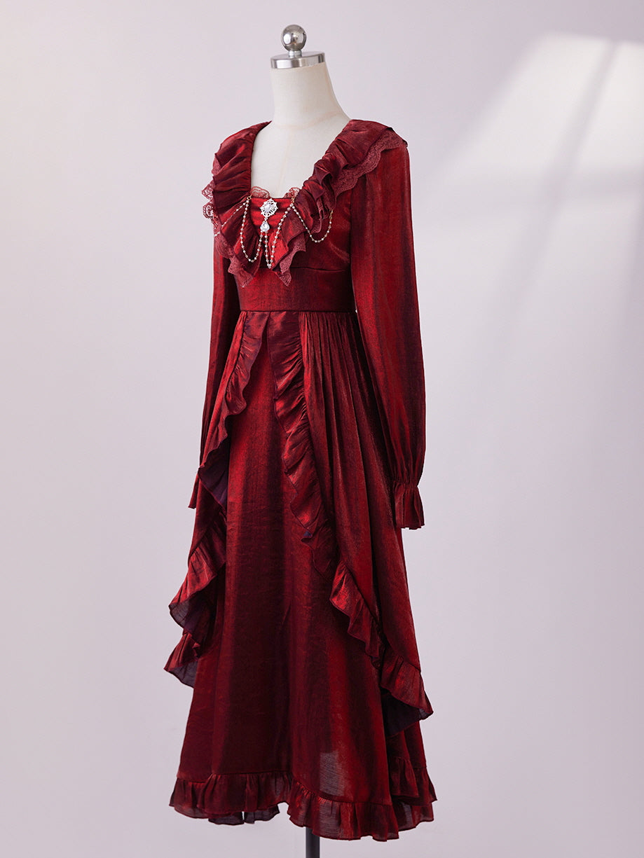 Romantic Shimmering Vintage Dress