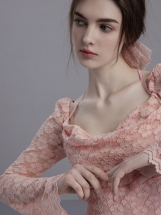 Blush Lace Fairy Dress