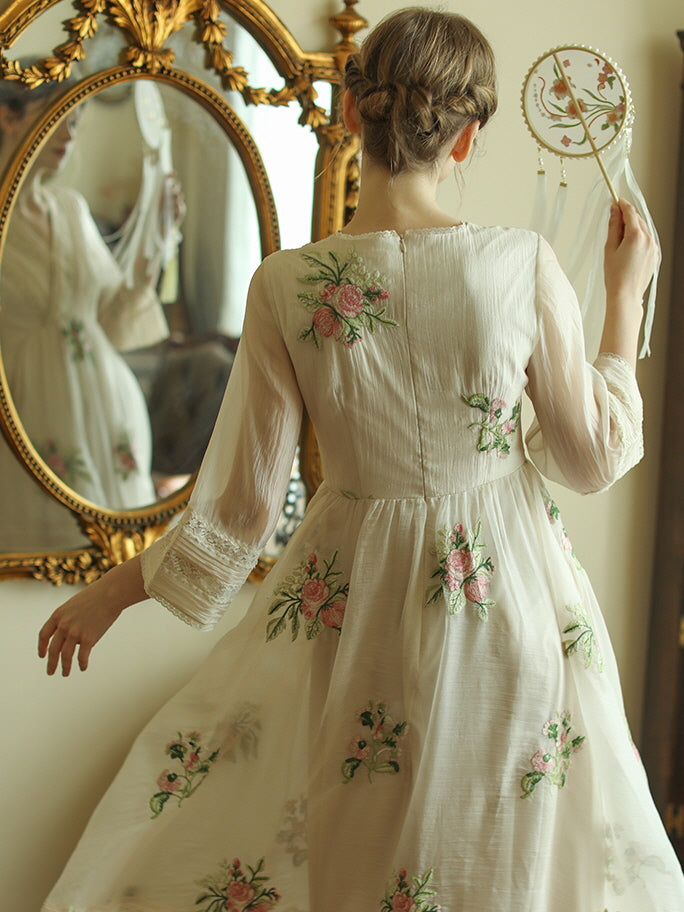 Charlotte's Vintage Lace Dress