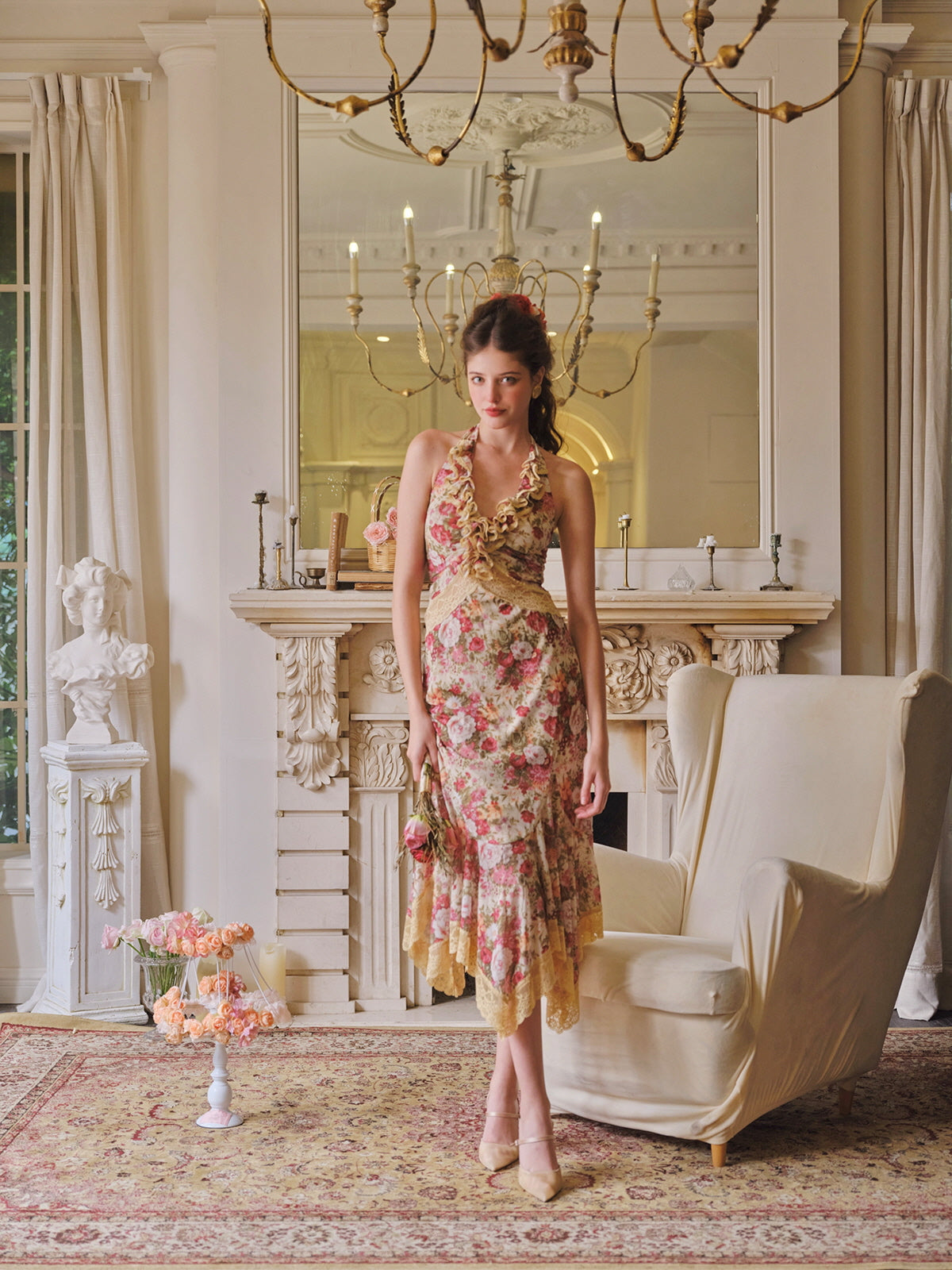 Victoria's Vintage Rose Dress