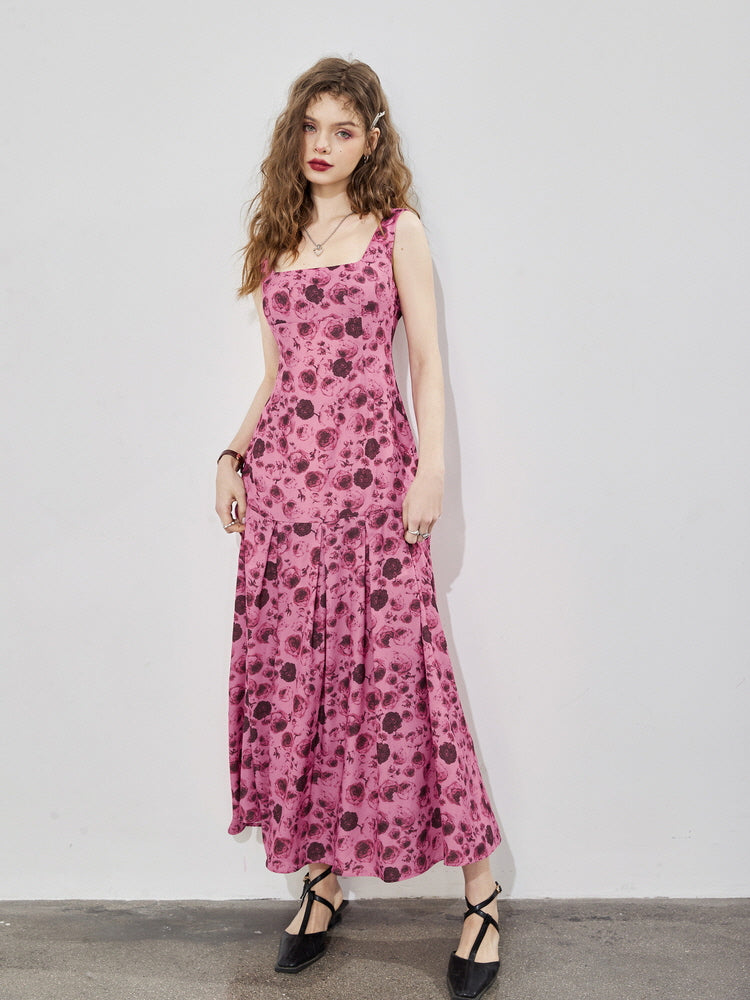 Dusty Rose Vintage Bloom Dress