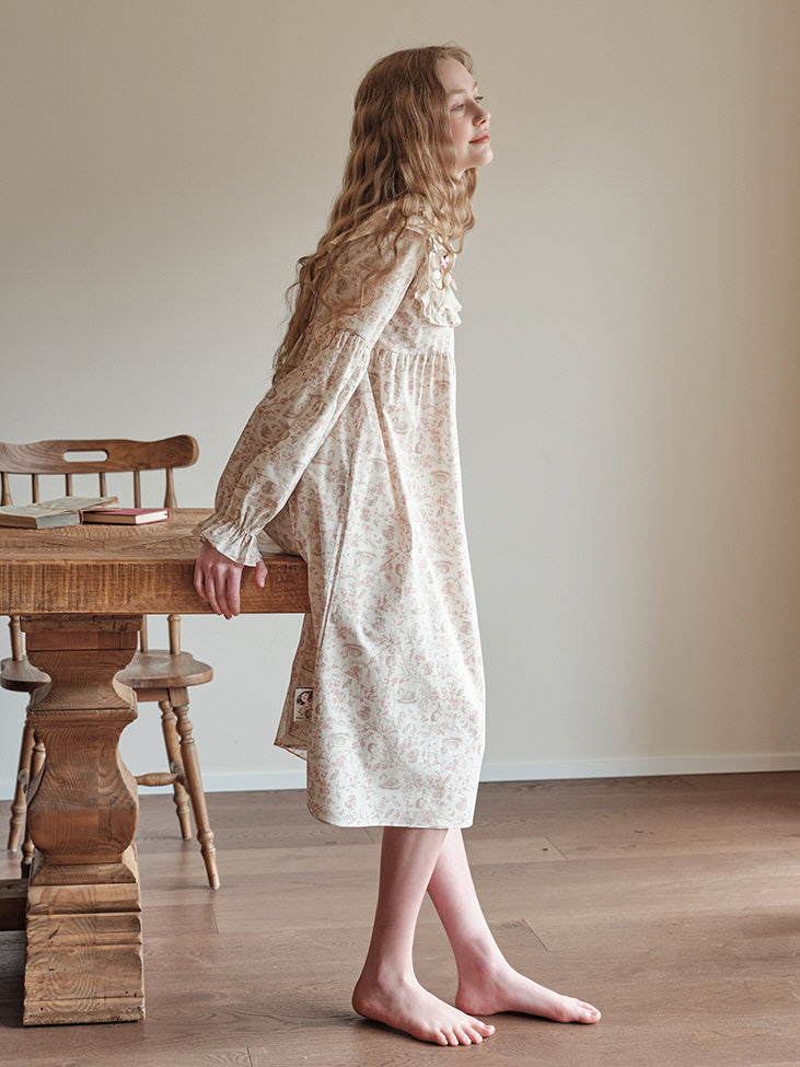 Enchanted Woodland Lace Nightgown