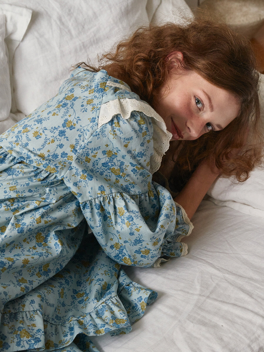 Morning Garden Cotton Pajama Set