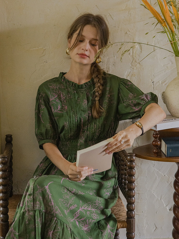 Evelyn's Forest Whispers Summer Dress