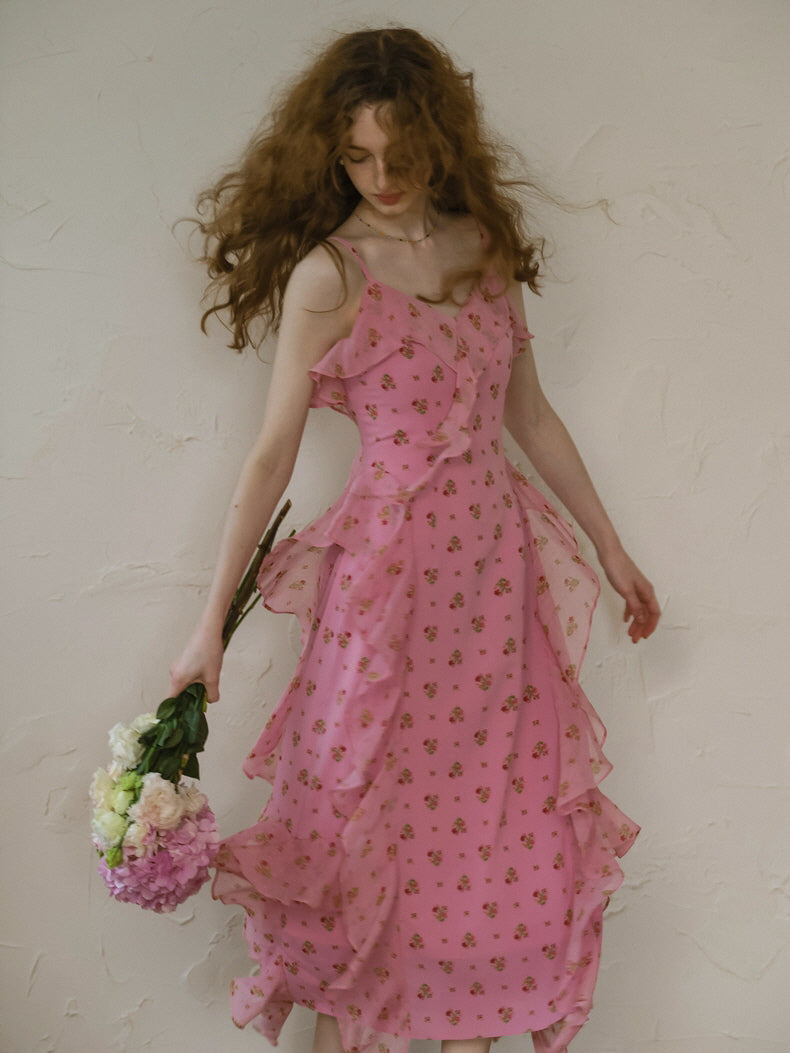 Lily's Romantic Blossom Dress