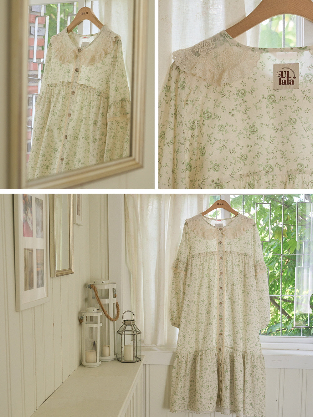 Green Garden Morning Gown