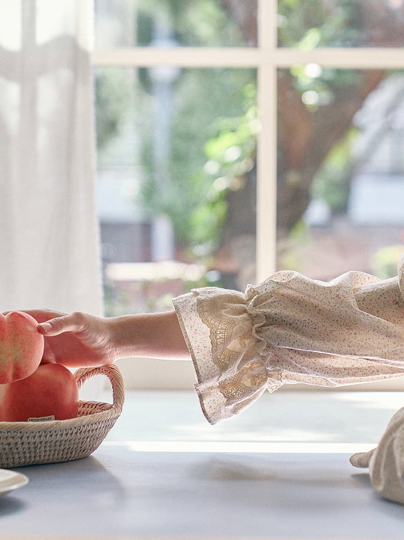 Vintage Floral Cotton Loungewear Set