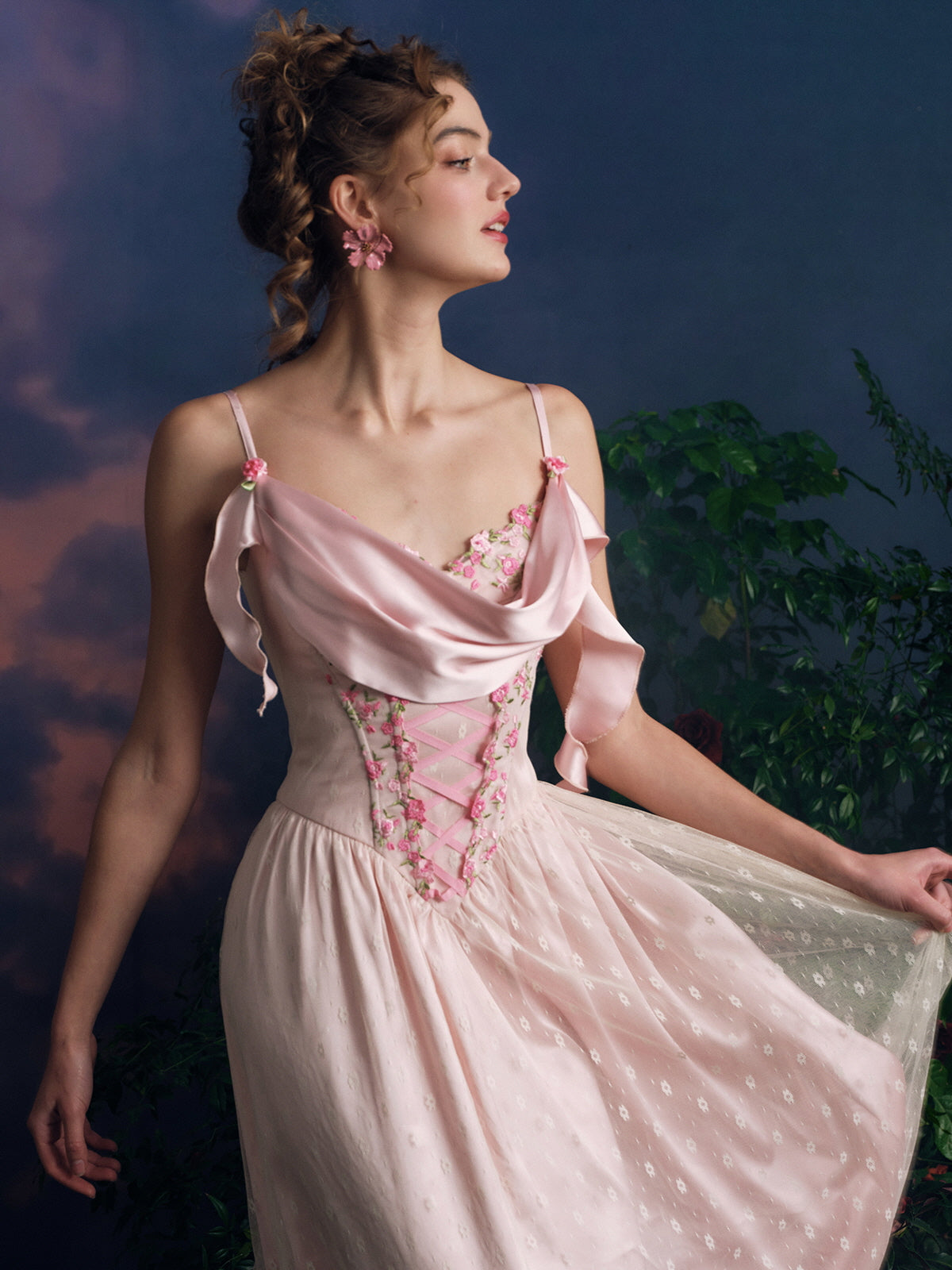 Fairy Garden Lace-Up Princess Dress