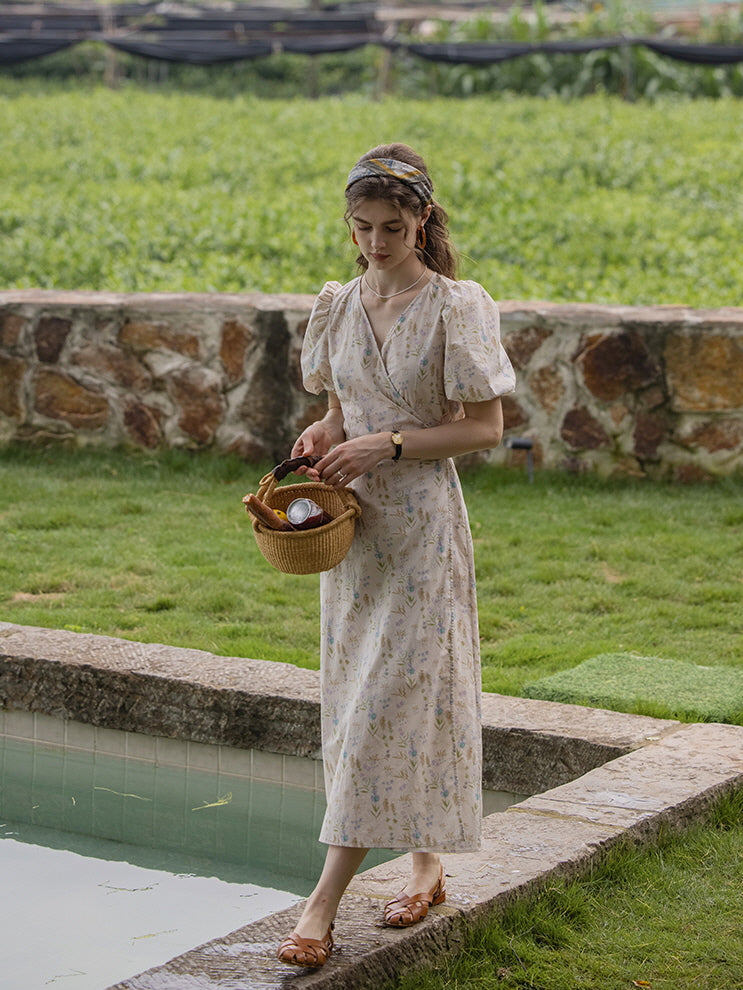 Ava's Ivory Whisper Cottage Summer Dress