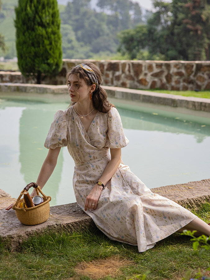Ava's Ivory Whisper Cottage Summer Dress