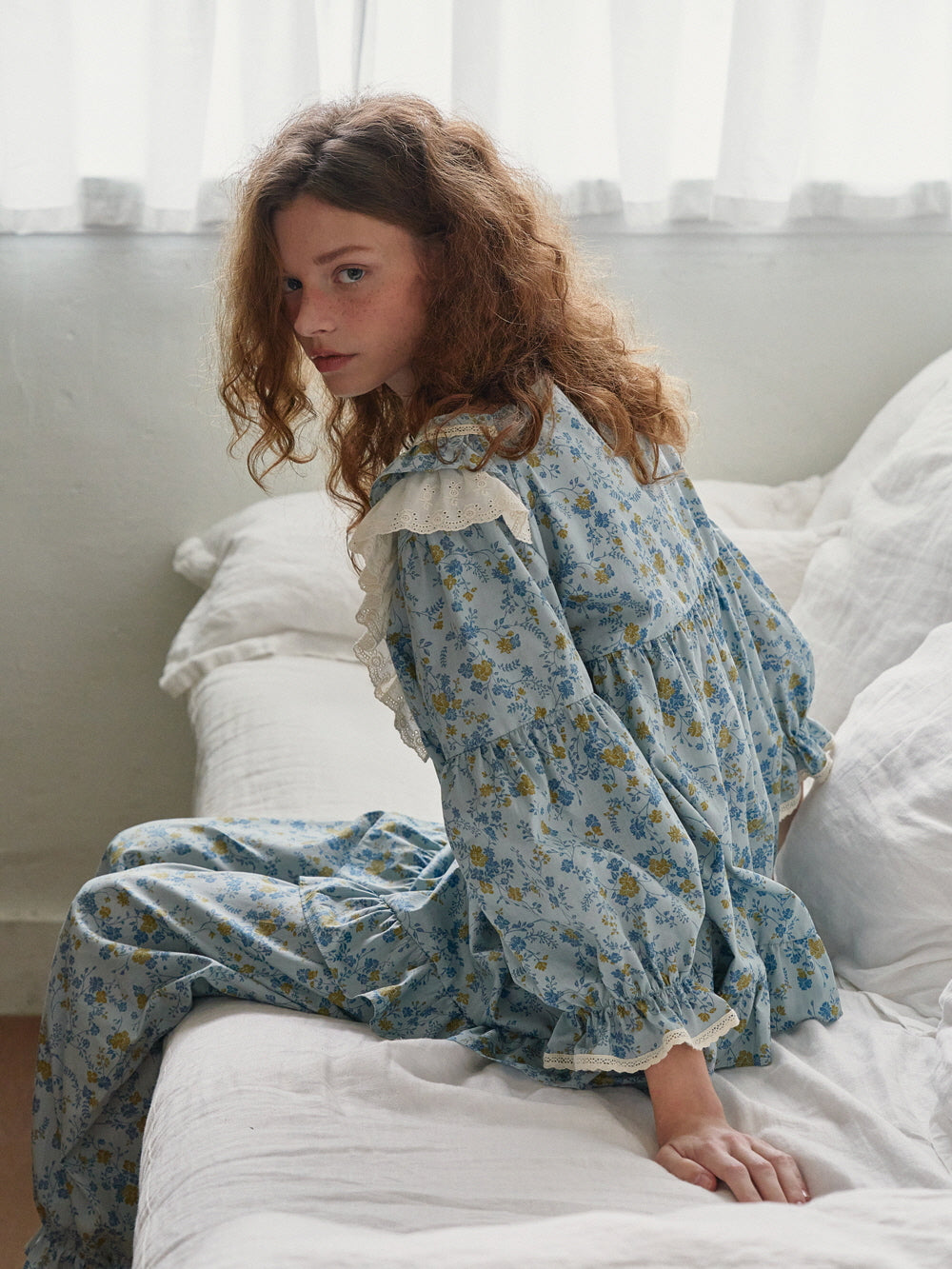 Morning Garden Cotton Pajama Set