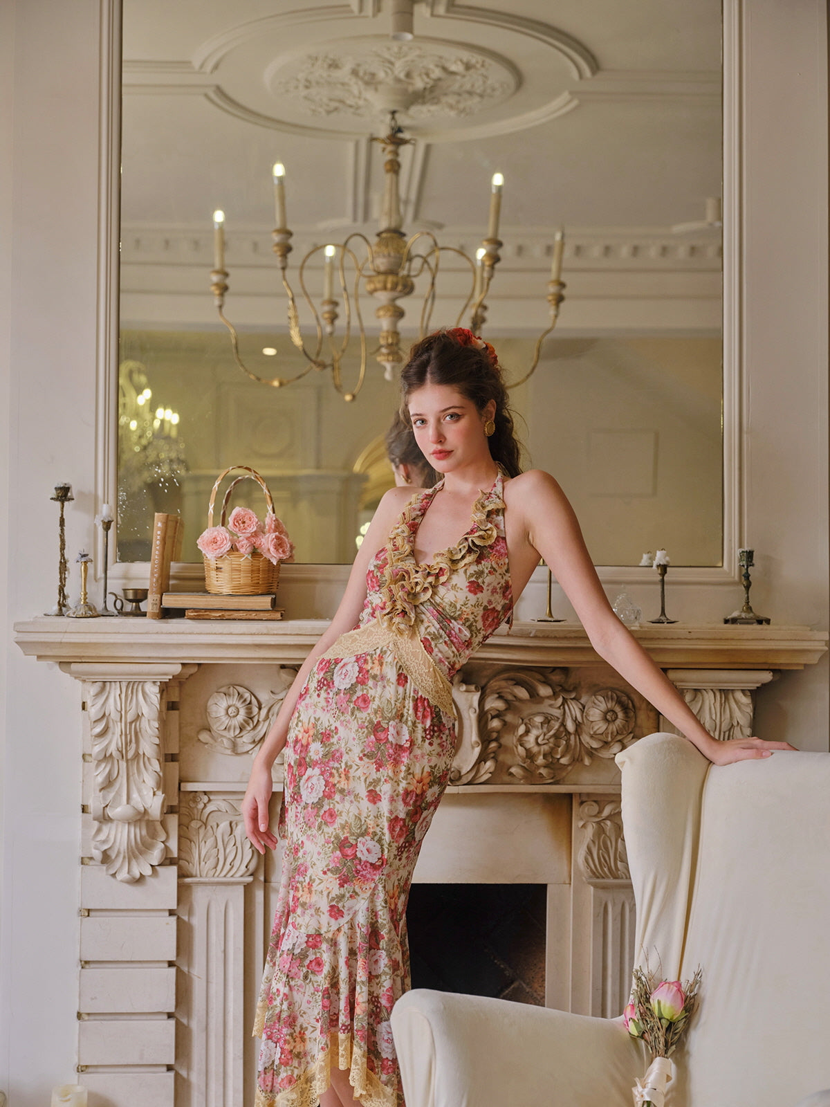 Victoria's Vintage Rose Dress