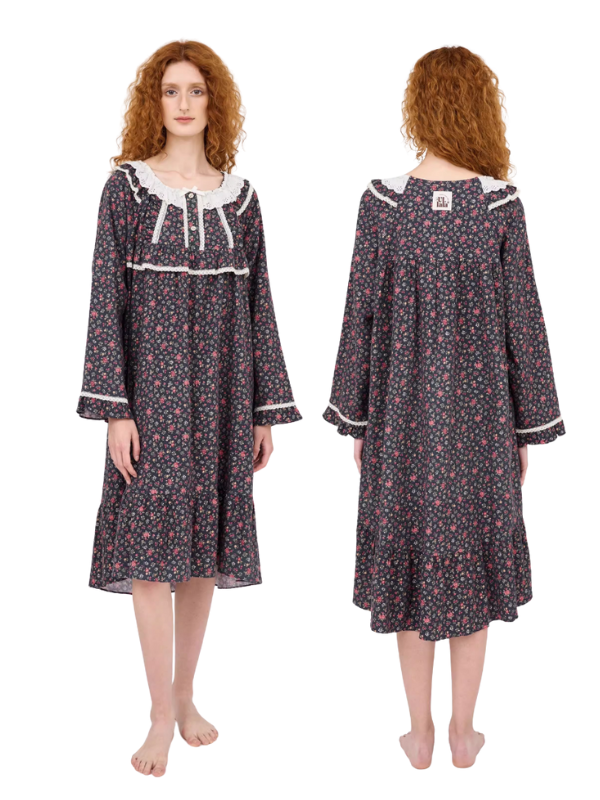 Wildberry Garden Ruffle Nightgown