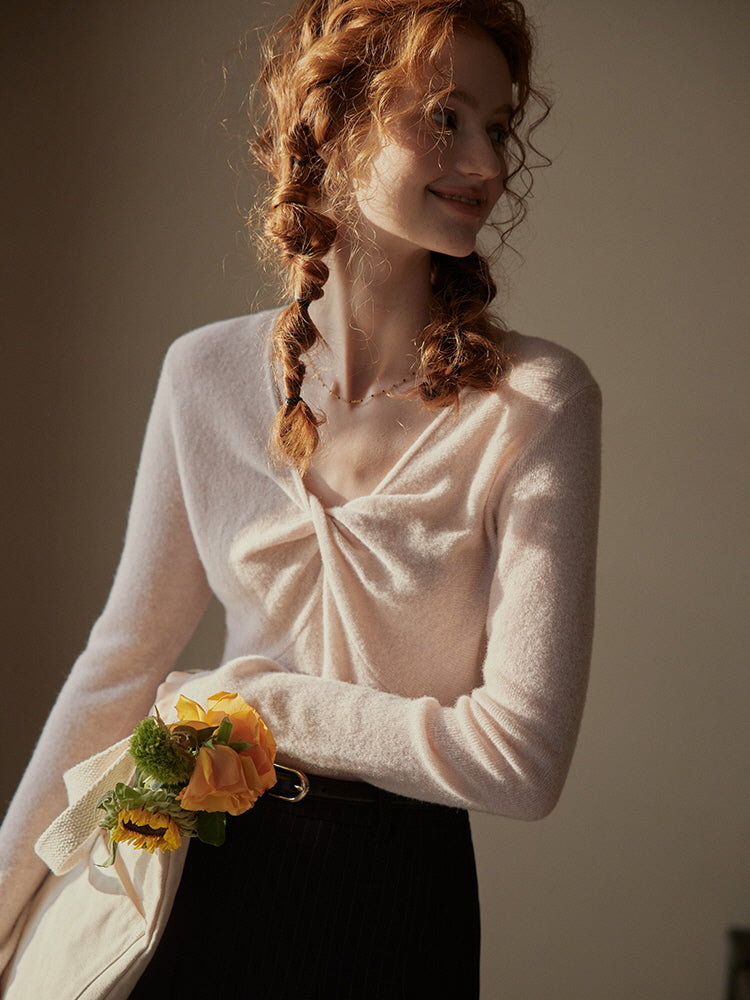 Soft Twisted Wool Sweater