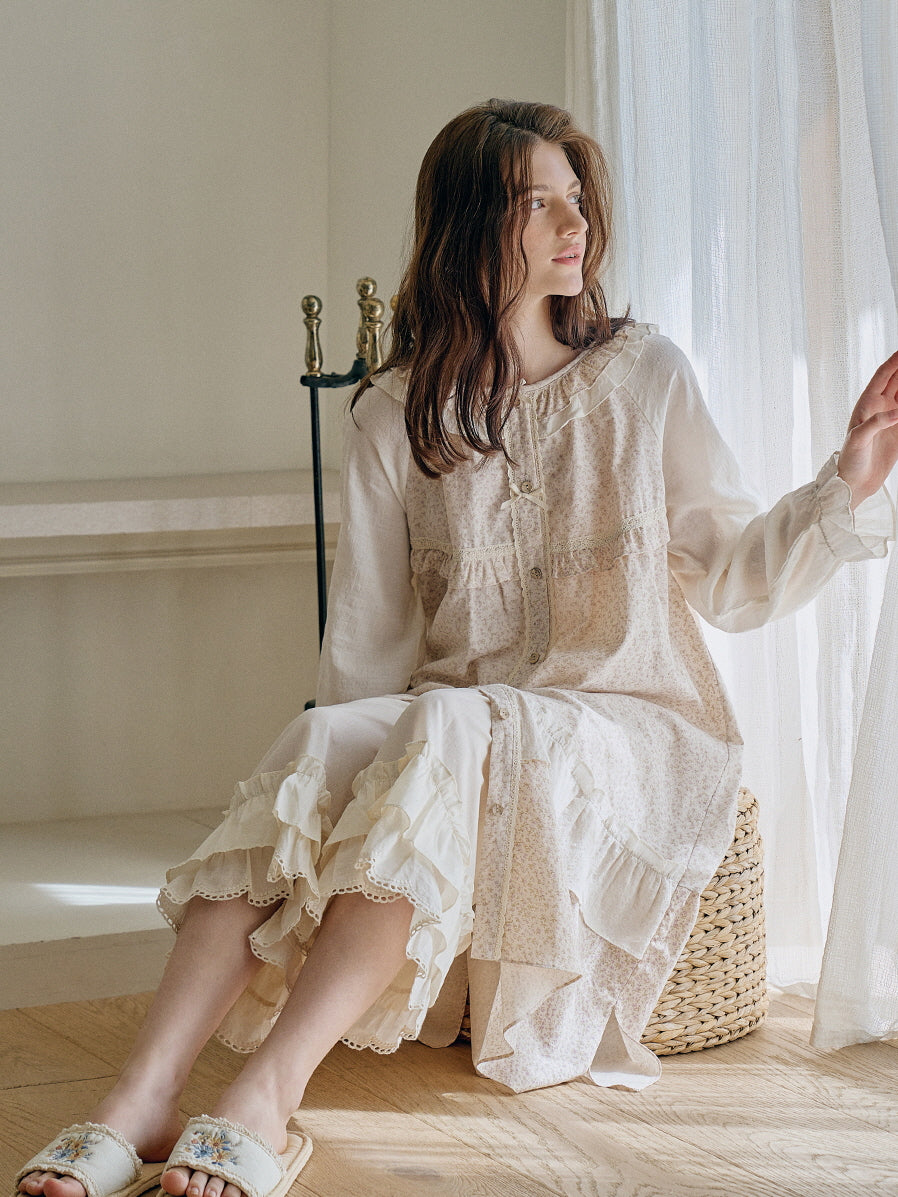 Dreamy Vintage Floral Nightgown