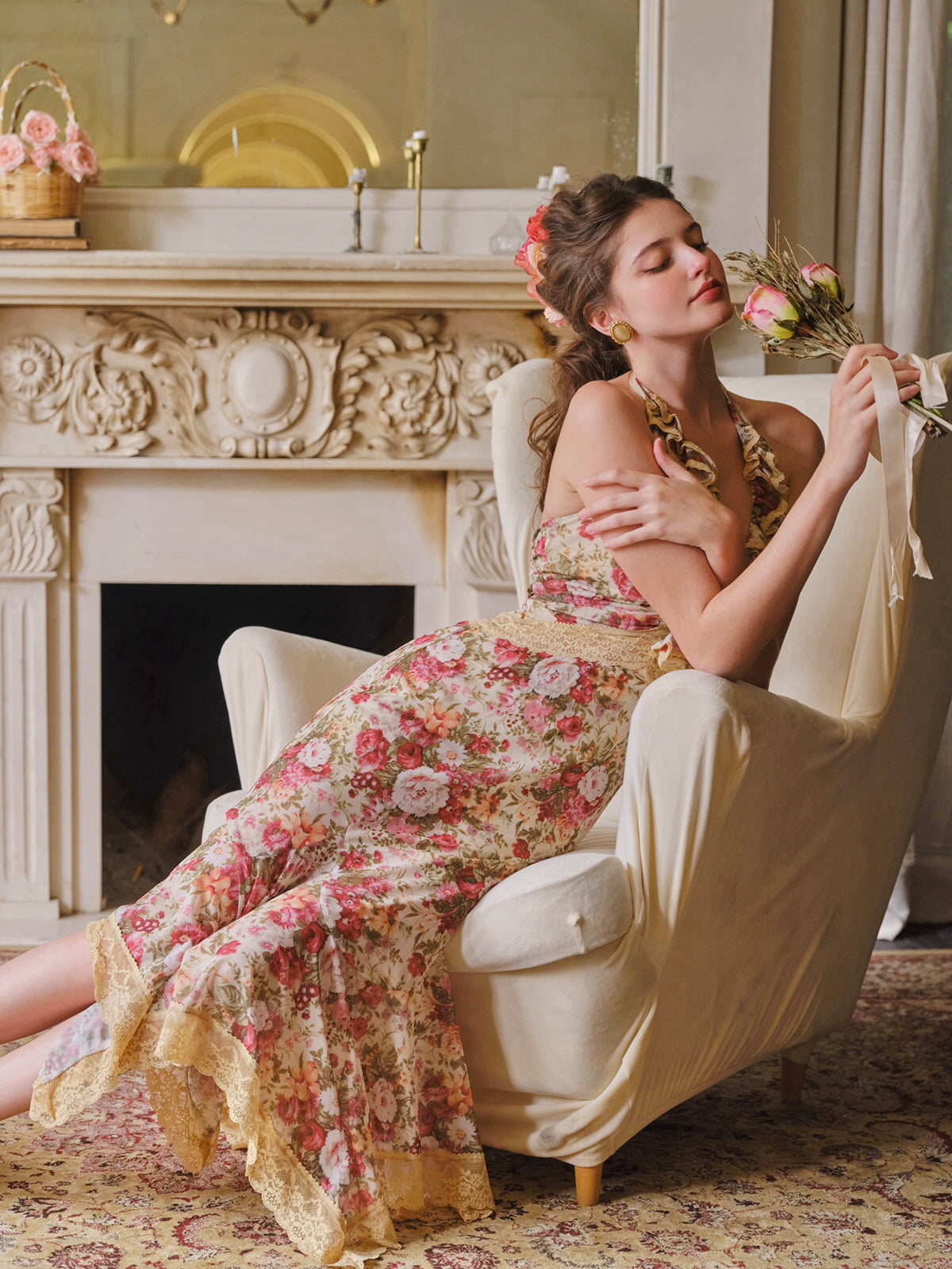Victoria's Vintage Rose Dress