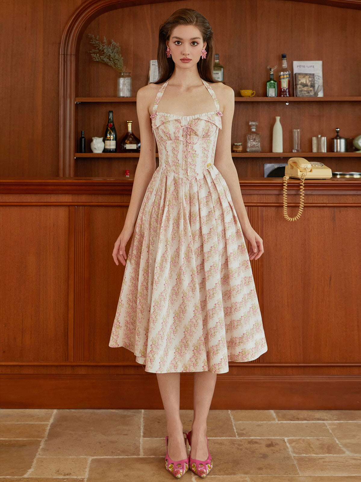 Sophia's Rosy Charm Dress