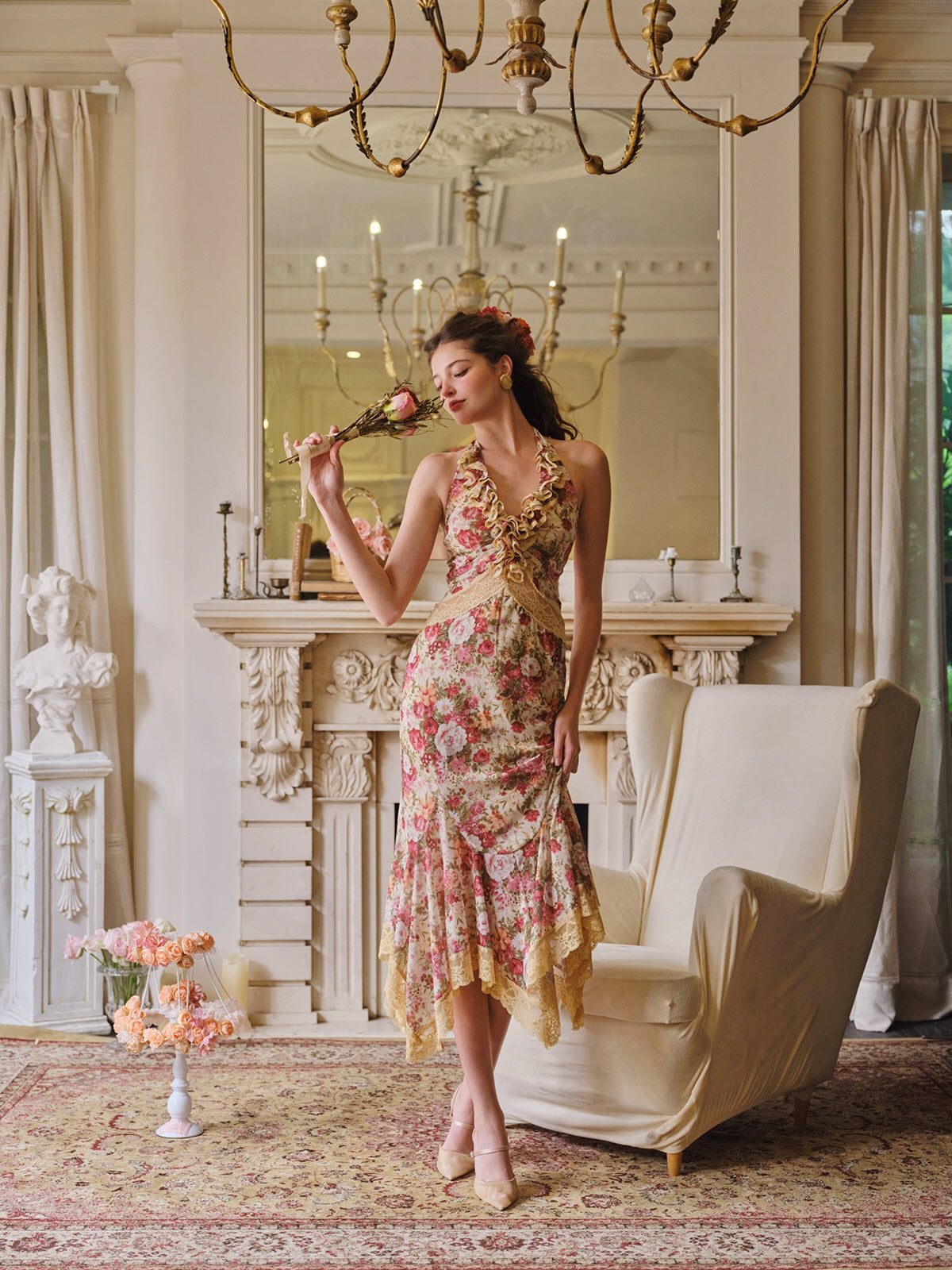 Victoria's Vintage Rose Dress