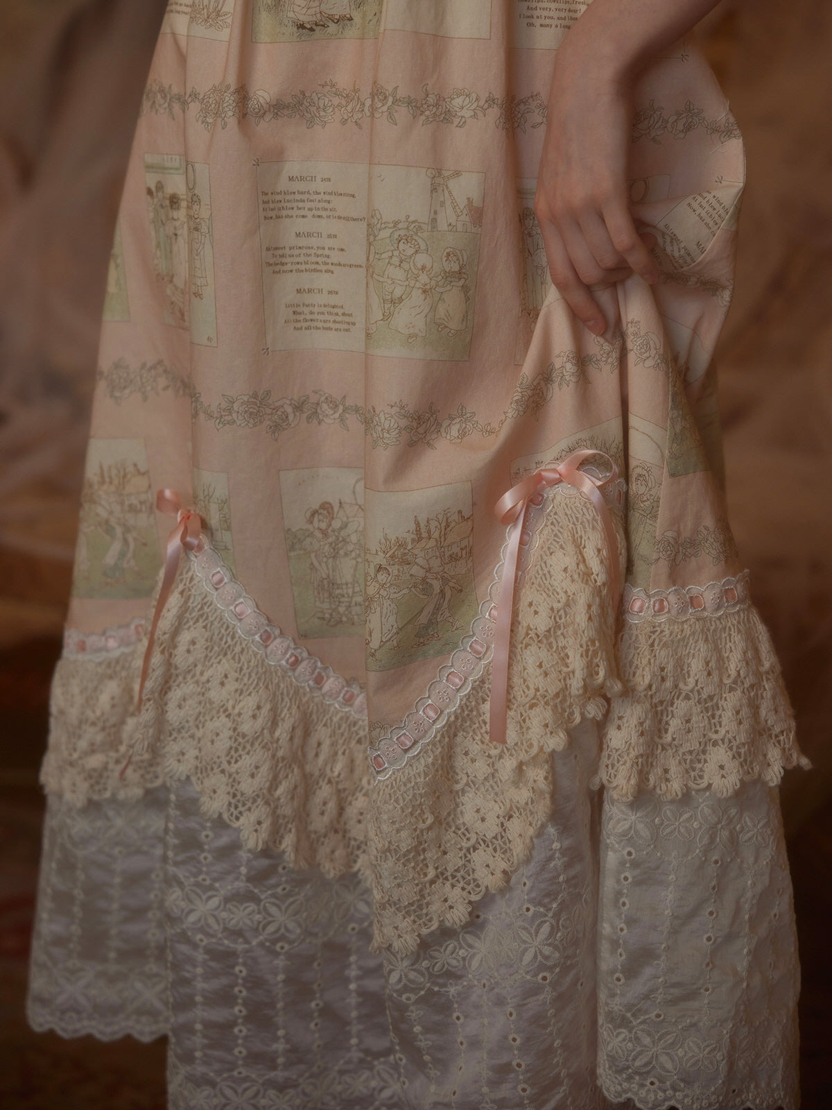 Blush Storybook Lace Dress