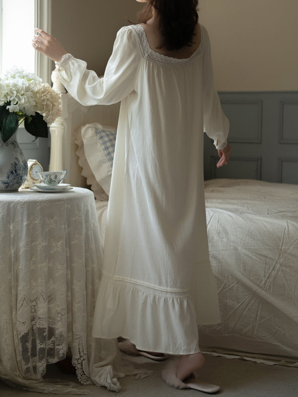 Pearl Lace Vintage Nightgown