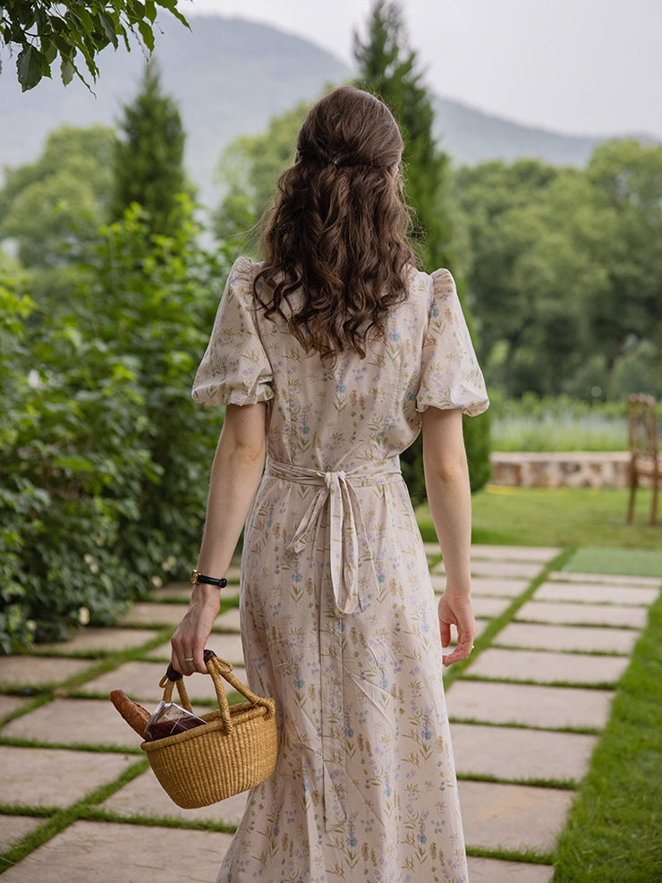 Ava's Ivory Whisper Cottage Summer Dress