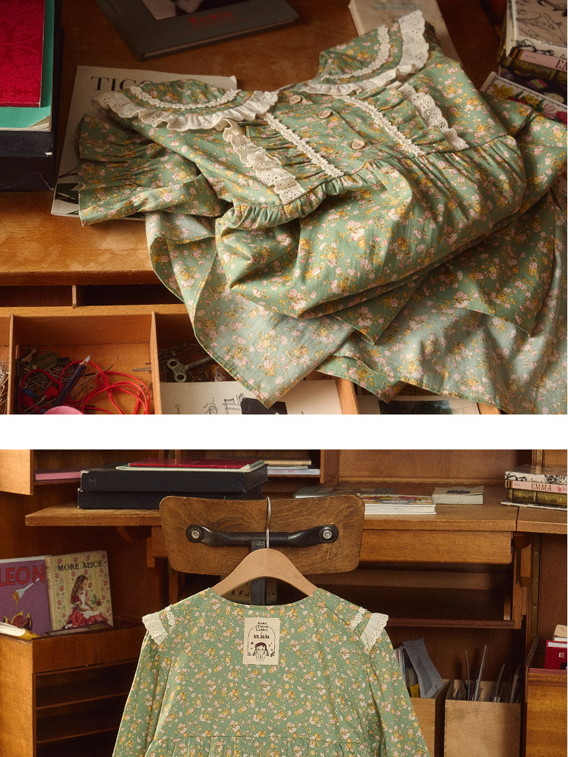Vintage Floral Cottagecore Nightgown